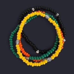 Seed Bead Bracelet Stack - 4pcs